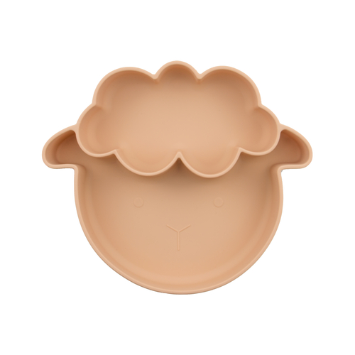 ChoO Assiette Compartimentée Mouton Abricot