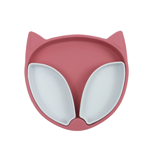 ChoO Assiette Compartimentée Renard Malo Fuchsia