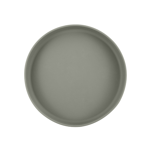 ChoO Assiette en Silicone avec Ventouse Aria Kaki