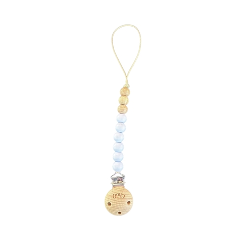 ChoO Attache Sucette Bleu Layette