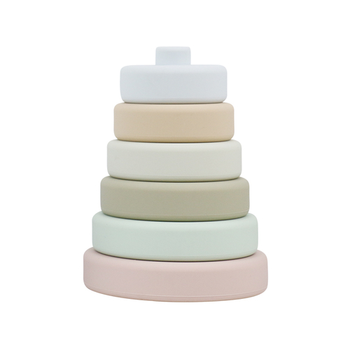 ChoO Empilable en Silicone Pastel Mix