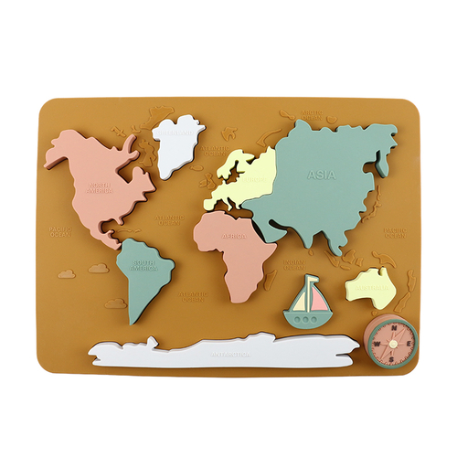 ChoO Puzzle Mapemonde en Silicone
