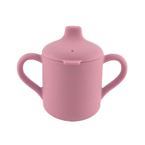 ChoO Tasse d'apprentissage en Silicone Roger Rose Foncé