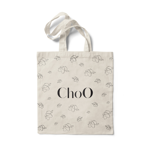 ChoO Tote bag Small - Eléphants