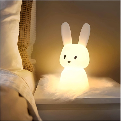 ChoO Veilleuse Lapin en Silicone Rechargeable