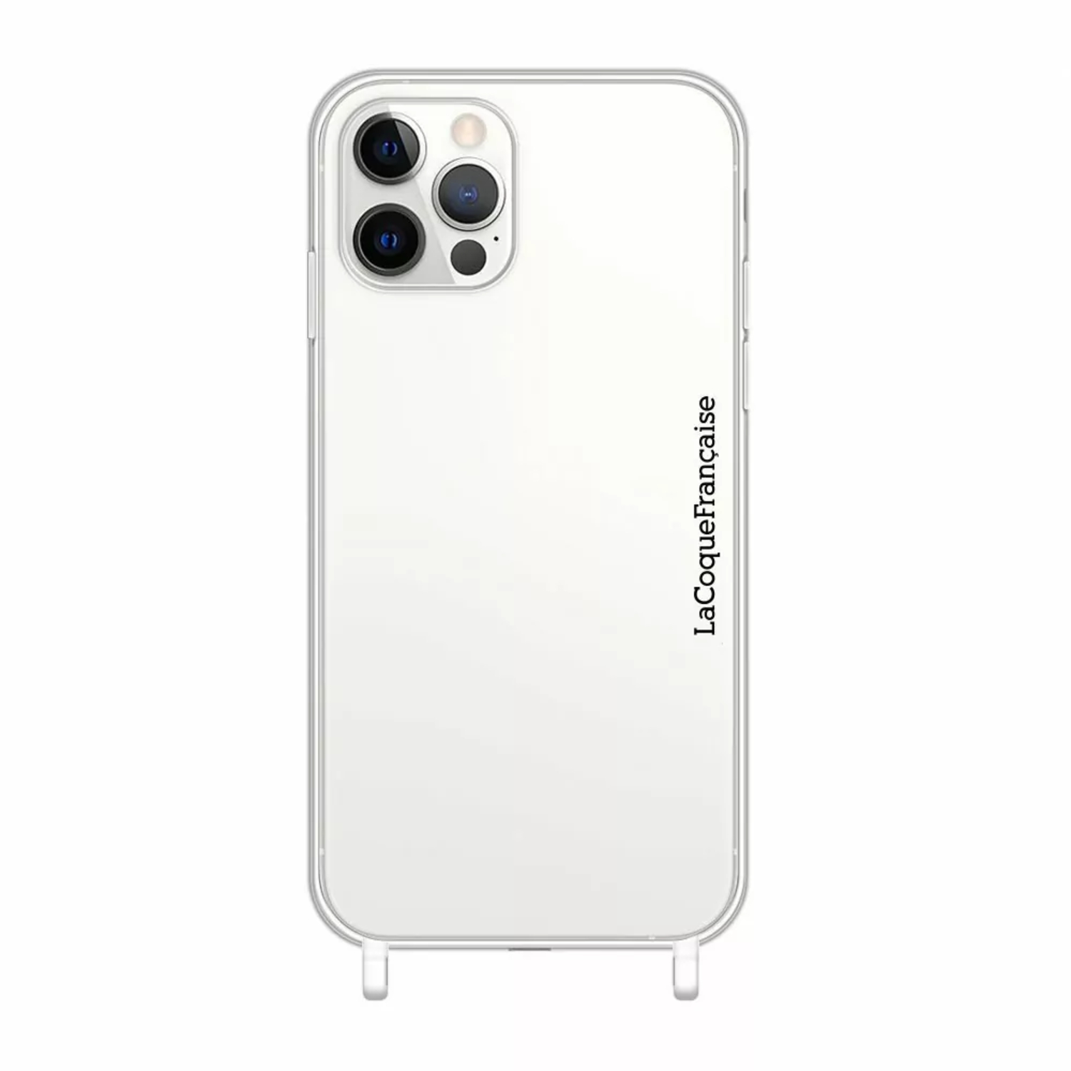 Coque anti-choc en silicone transparent iPhone 15 Pro La Coque Française