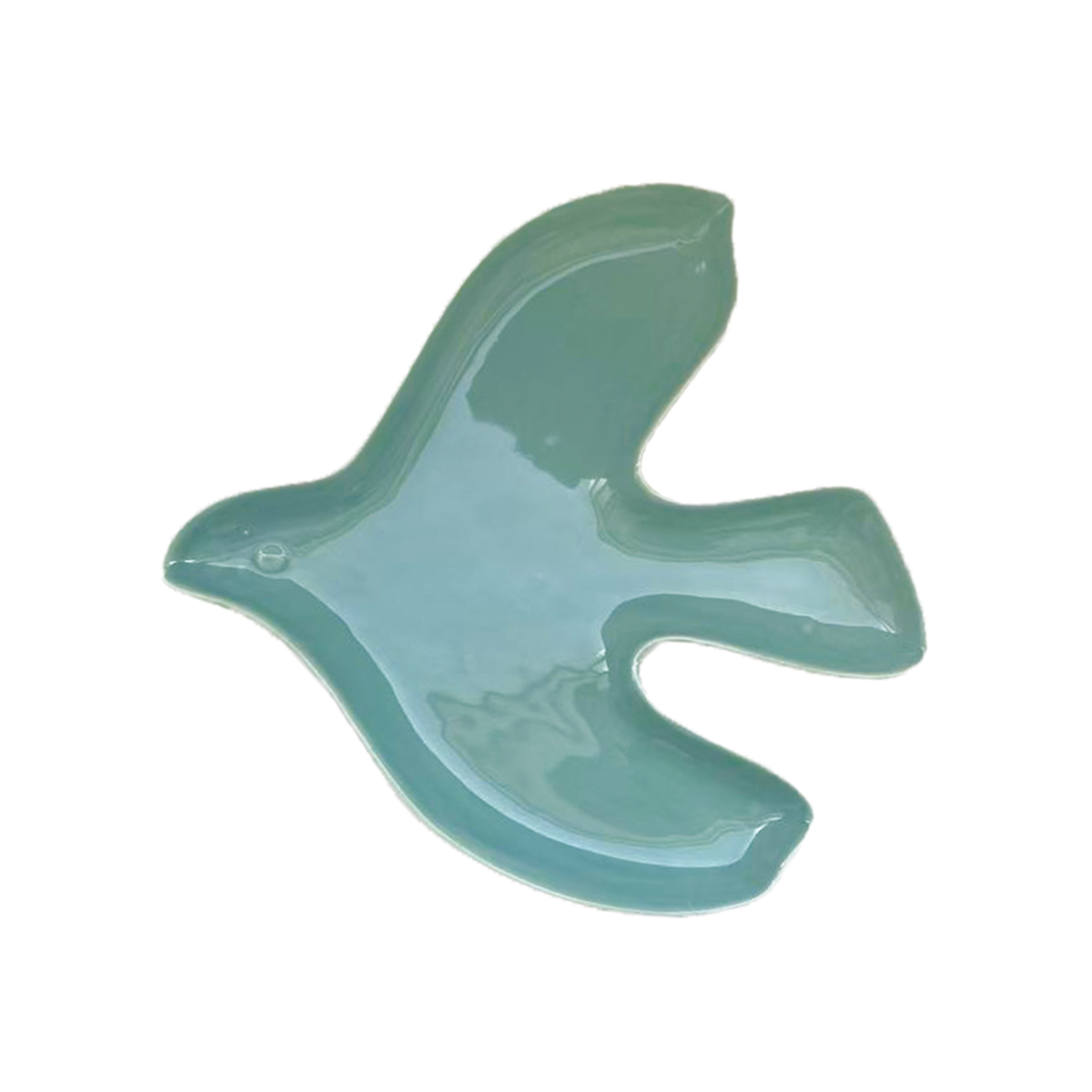 Coupelle Oiseau Bleu Givré Opjet