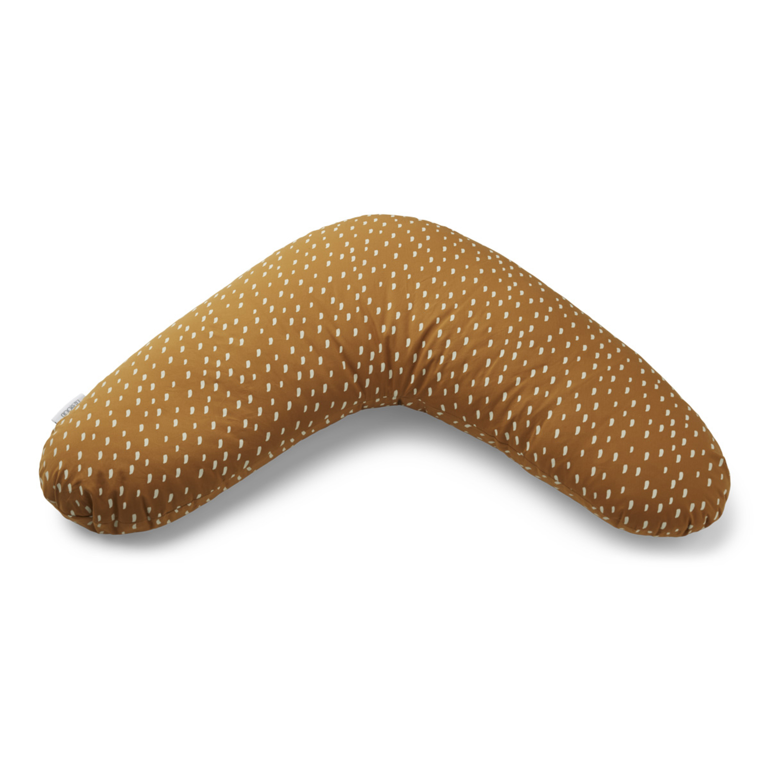 Coussin d'Allaitement Nanna Stroke Golden Caramel Liewood