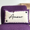 Coussin Influence Amour Violet Opjet