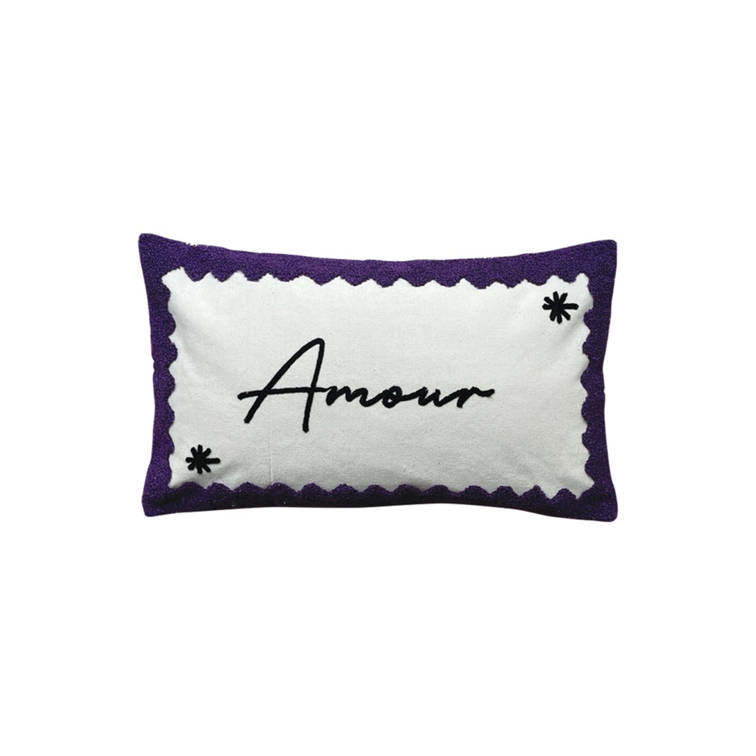 Coussin Influence Amour Violet Opjet