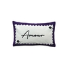 Coussin Influence Amour Violet Opjet