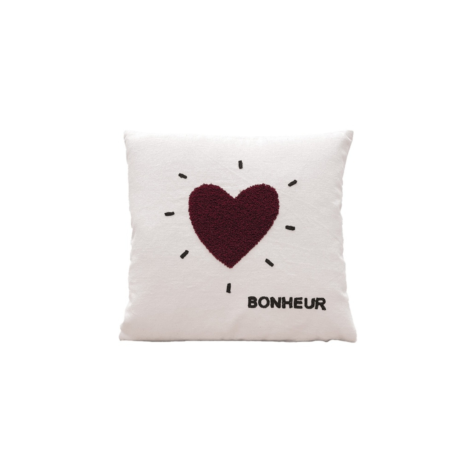 Coussin Influence Coeur Rouge Opjet