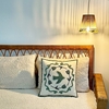 Coussin Influence Colombe Bleu Opjet