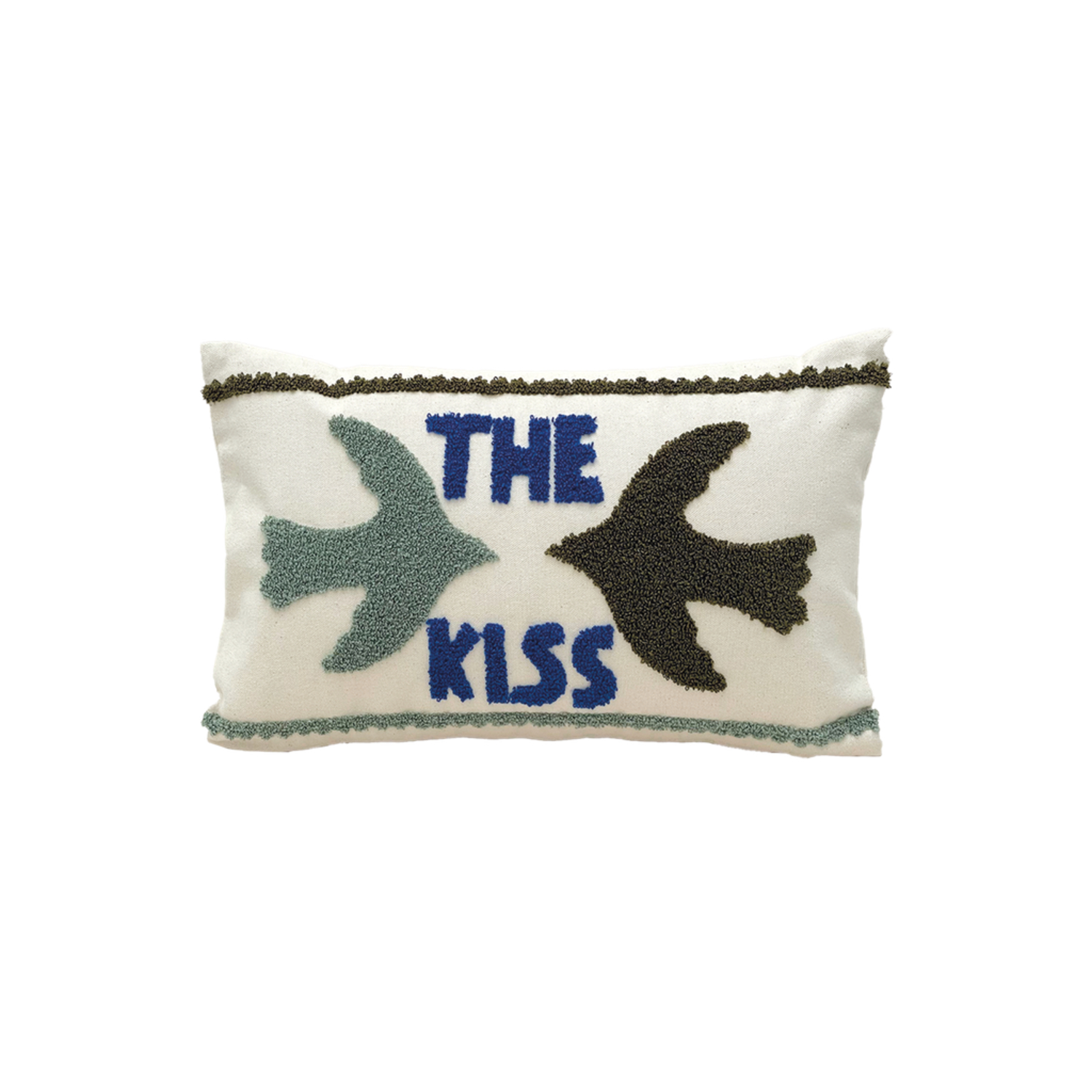 Coussin Influence Oiseau The Kiss Kaki Opjet