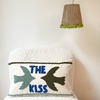 Coussin Influence Oiseau The Kiss Kaki Opjet