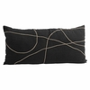 Coussin Marbella Noir 55 x 110 Haomy