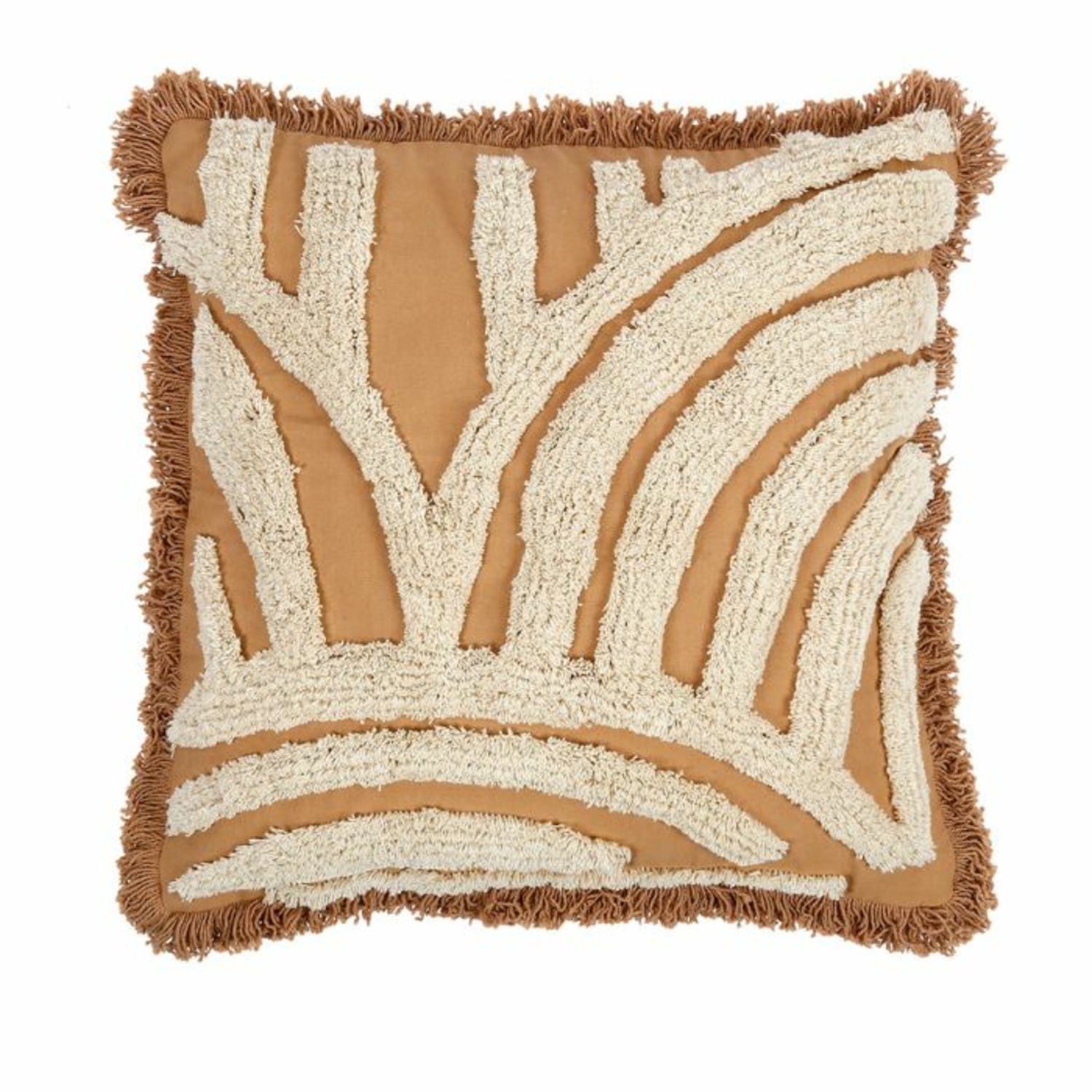 Coussin Terre Brûlée Brodé Sema Design
