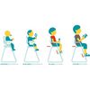 Coussins d'Assise pour Chaise Haute Tibu - Nuages Charlie Crane