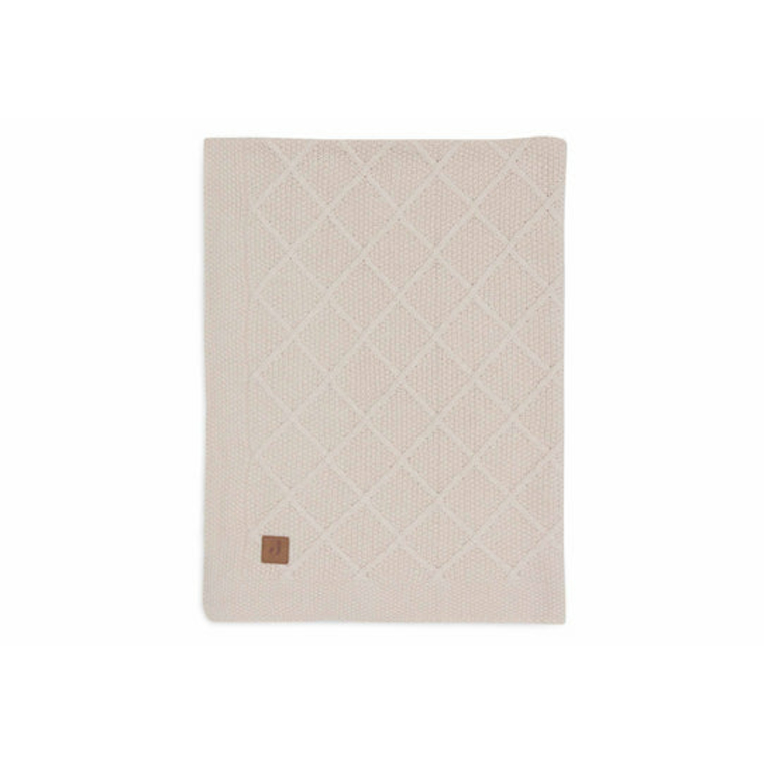 Couverture de berceau Check (75 x 100 cm) Ivoire Jollein