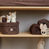 Couverture de berceau Spring (75 x 100 cm) Chestnut Jollein
