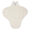 Couverture portefeuille Bear Boucle Oatmeal Jollein