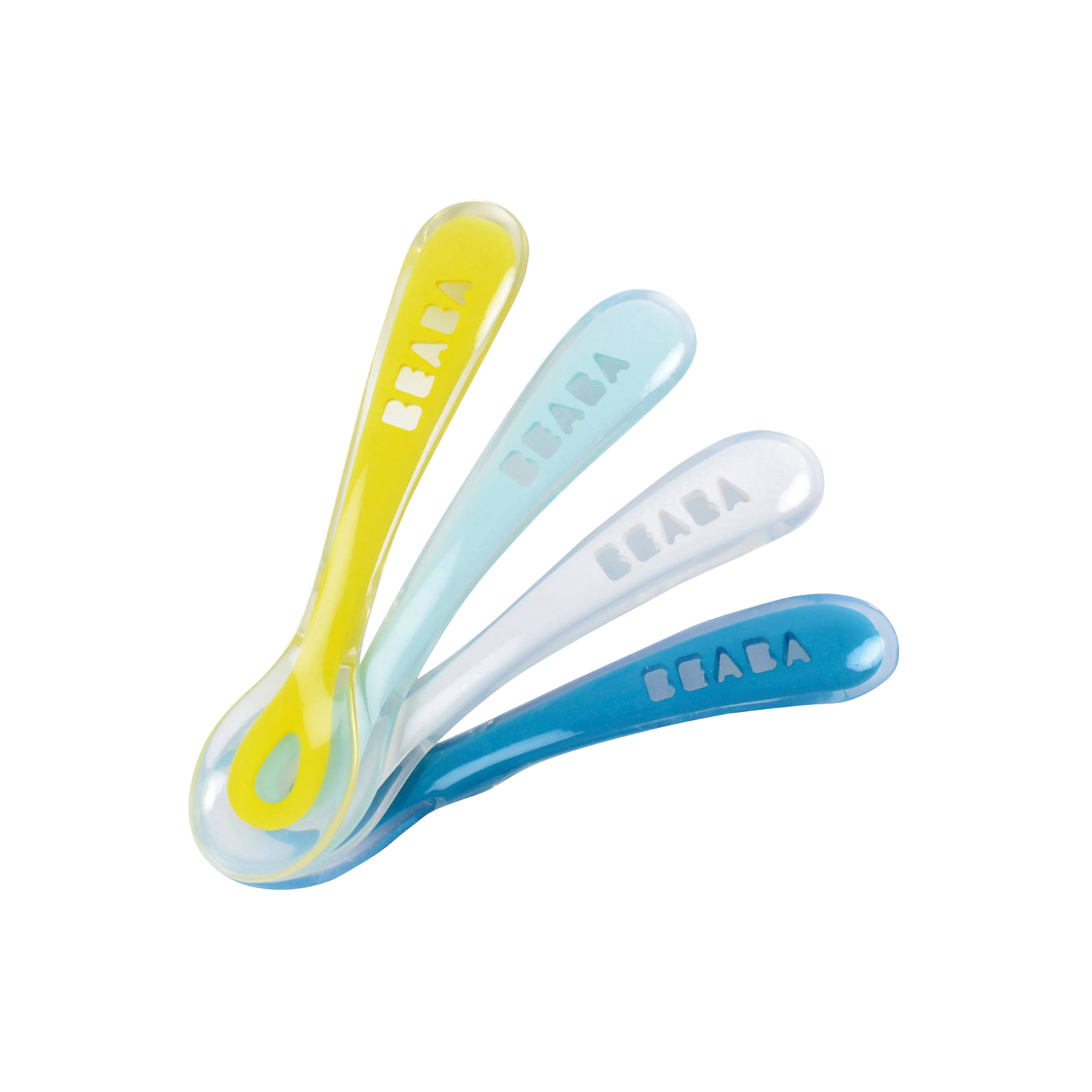 Cuillère 2e âge Bleu Mix Beaba