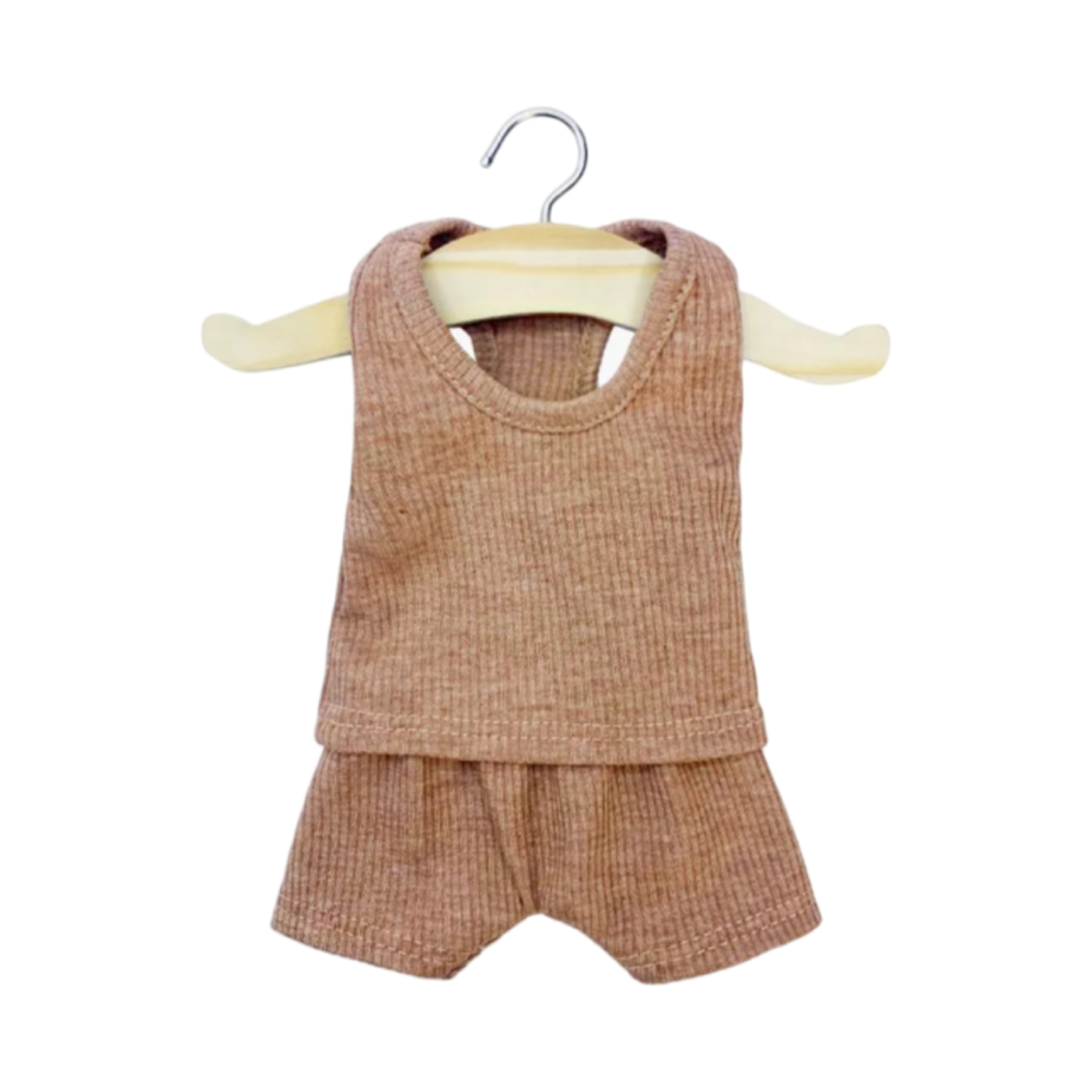 Dessous marcel - Garçon Caramel Chiné Minikane