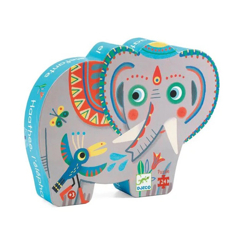 Djeco Puzzle Silhouette - Haathee l'Eléphant d'Asie