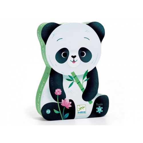 Djeco Puzzle Silhouette - Léo le Panda