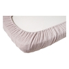 Drap housse en gaze de coton Calamine Rose (60 x 120 cm) Garbo and Friends