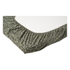 Drap housse en percale de coton Floral Moss (60 x 120 cm) Garbo and Friends