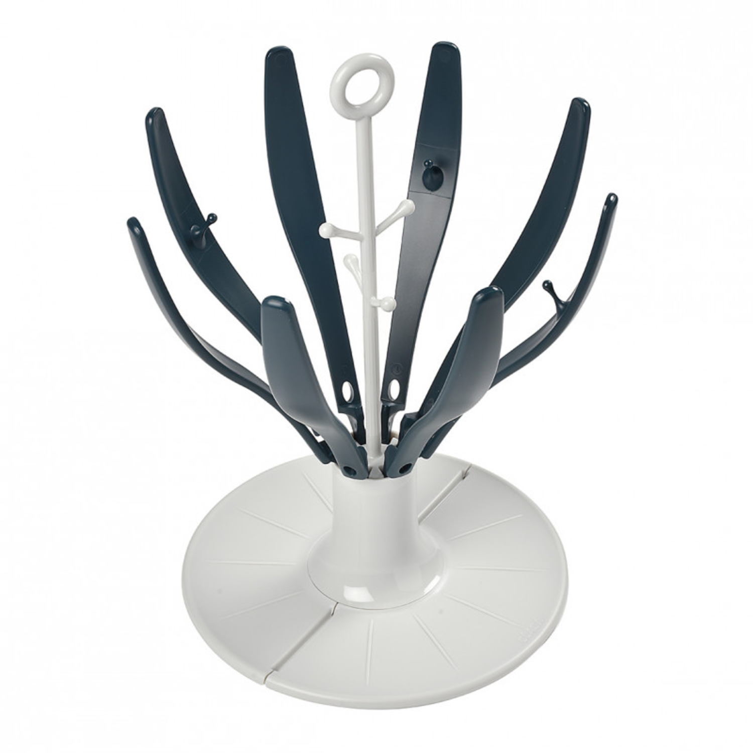 Egoutte Biberons Flower Bleu Marine Beaba
