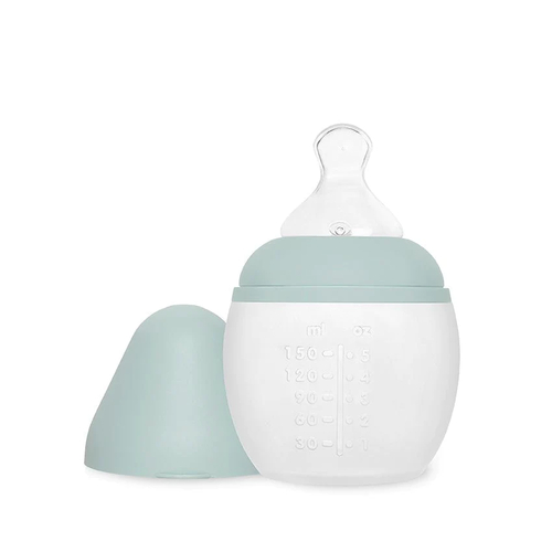 Elhée Biberon en silicone Ivy Green