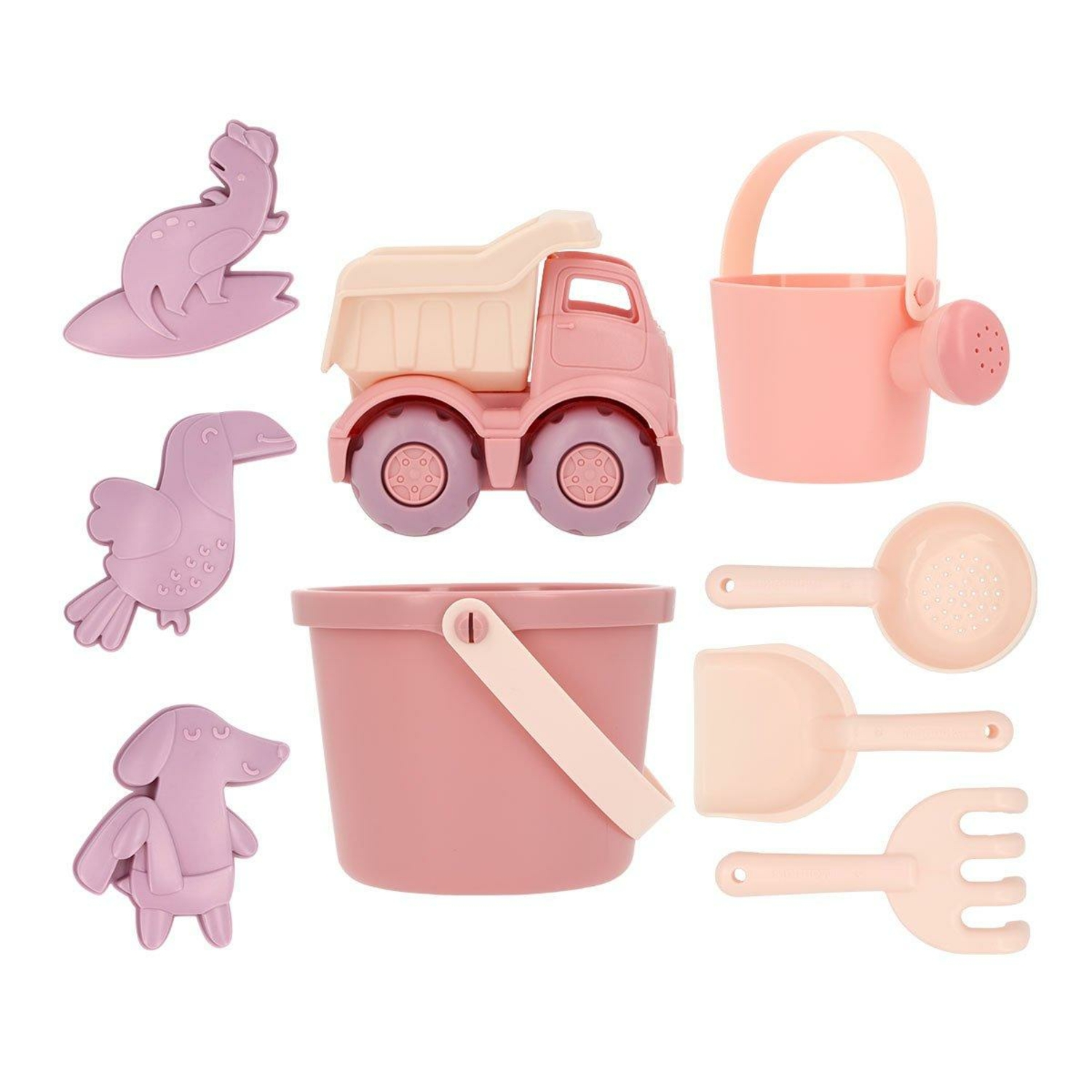 Ensemble de jouets de plage Vieux Rose Tutete