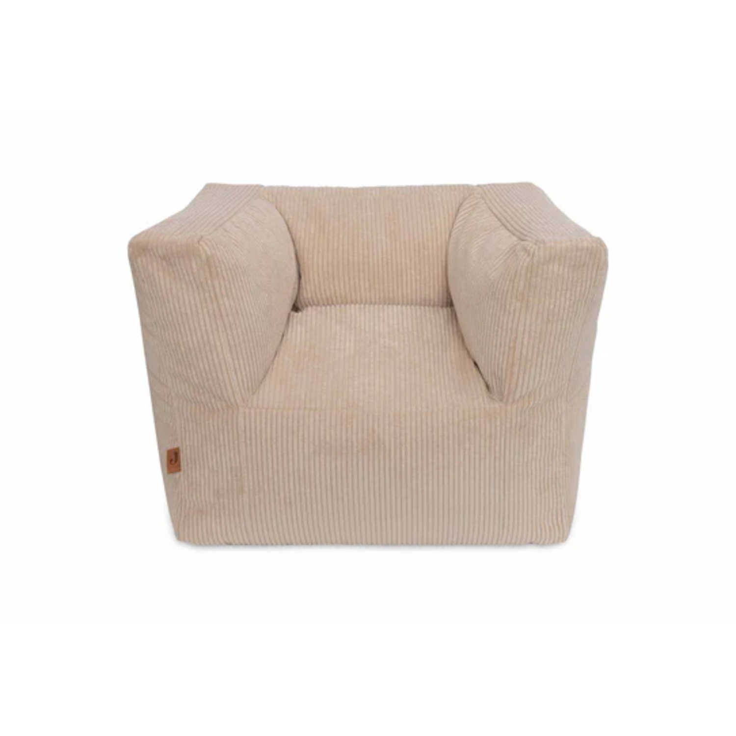 Fauteuil en velours côtelé Corduroy Naturel Jollein