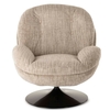 Fauteuil Memento pivotant Beige Chiné Athezza