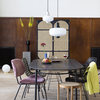 Fauteuil Tub en rotin Noir HK Living