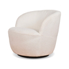 Fauteuil Walter pivotant Blanc Opjet