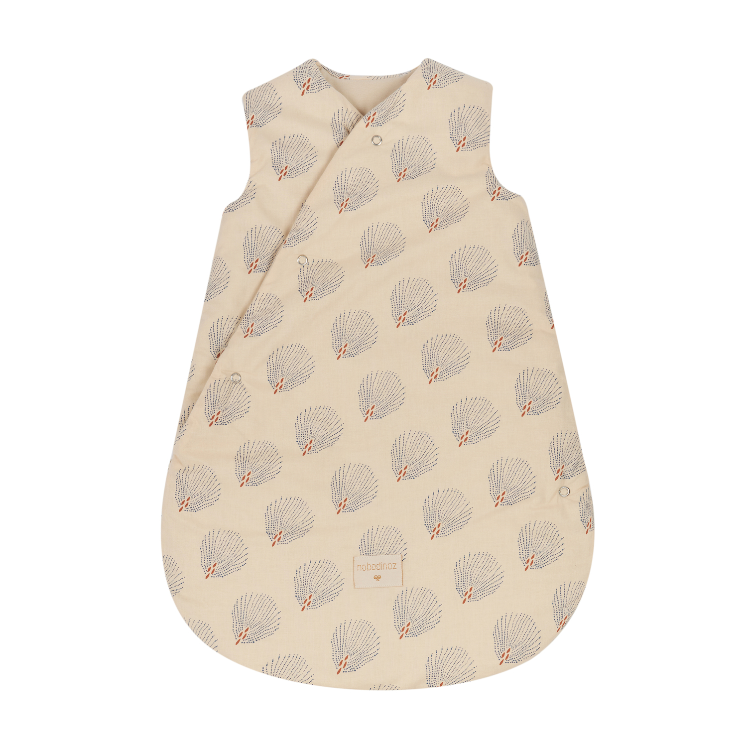 Gigoteuse d'hiver Snowy Blue Gatsby / Cream 6-18 mois Nobodinoz