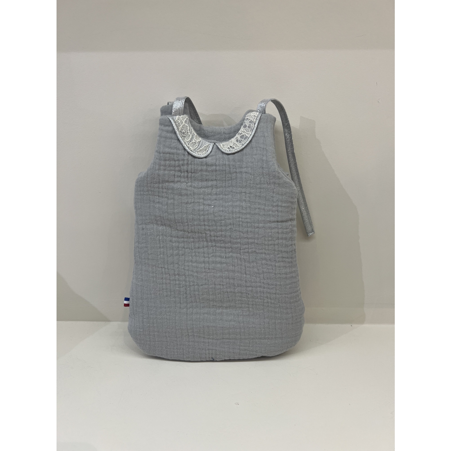 Gigoteuse pour poupée Col Claudine Gris Clair ChoO