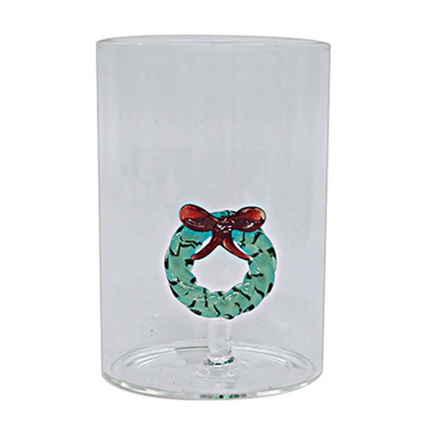 Gobelet verre 3D Noël Couronne Opjet
