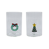Gobelet verre 3D Noël Couronne Opjet