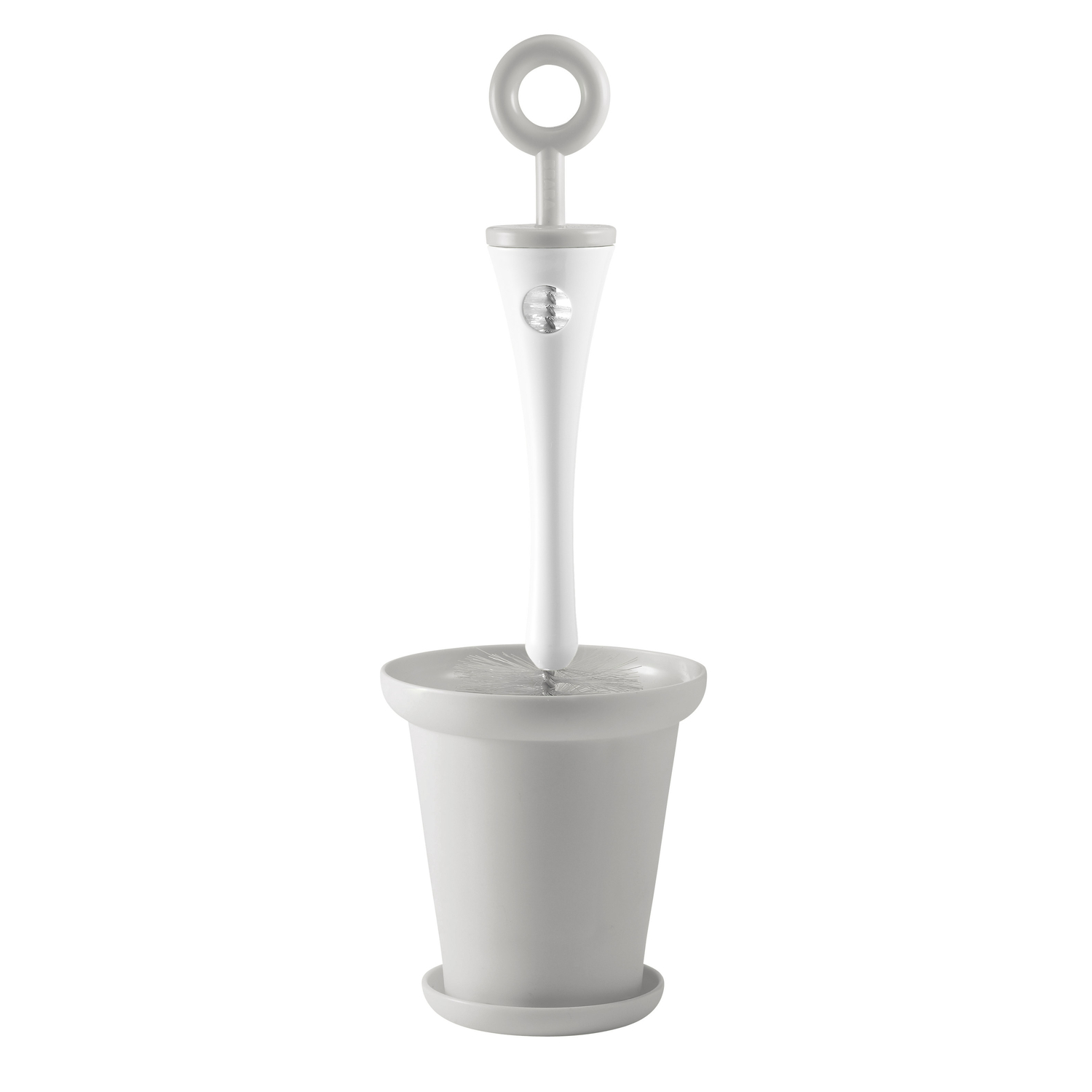 Goupillon 2 en 1 Avec Socle Gris Beaba