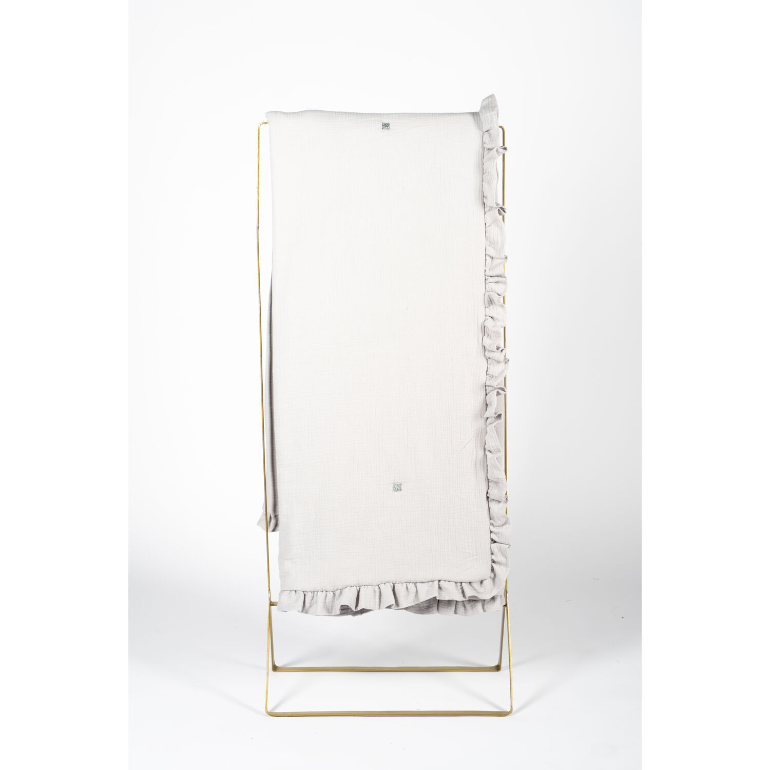 Grande couverture en gaze de coton gris ChoO
