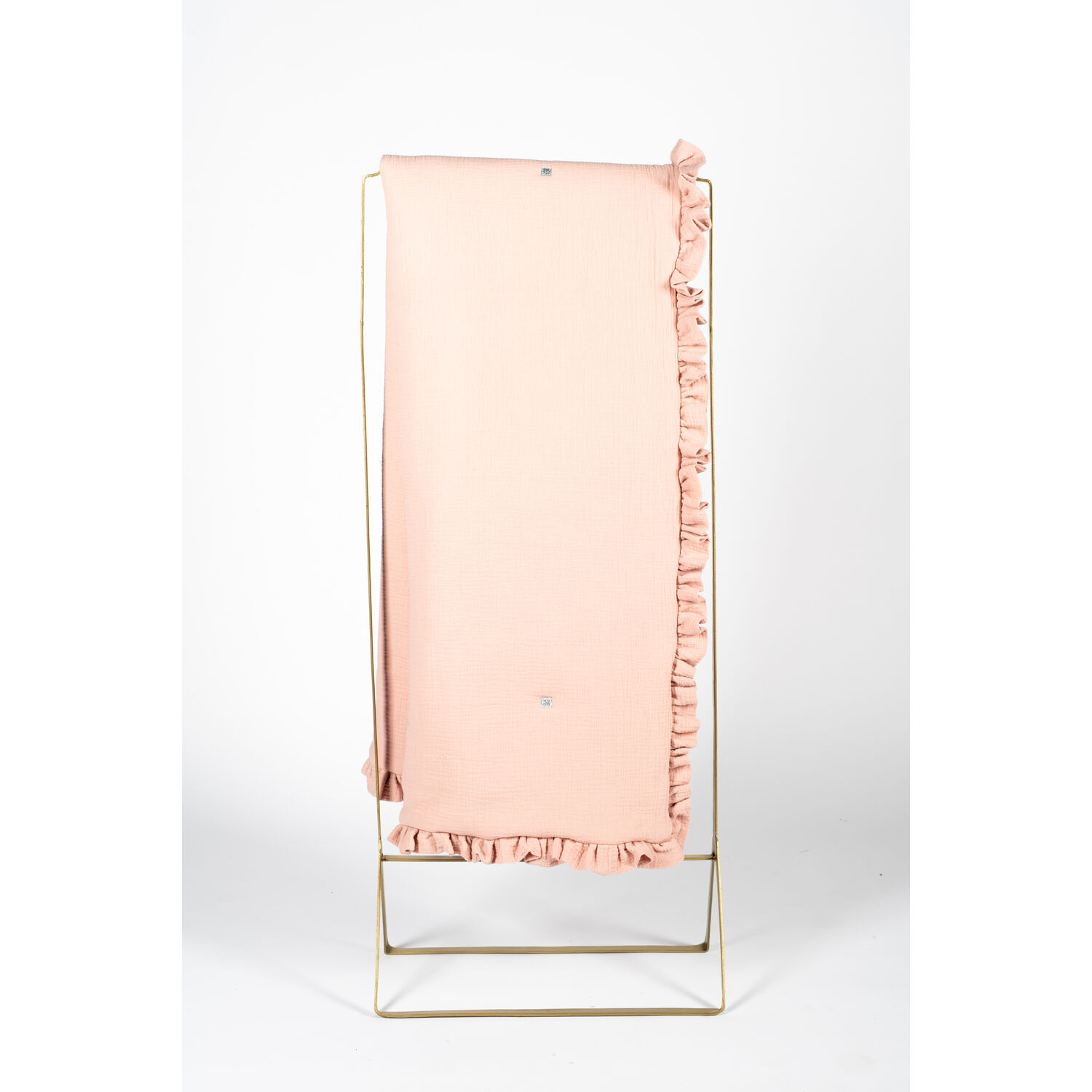 Grande Couverture En Gaze De Coton Vieux Rose ChoO