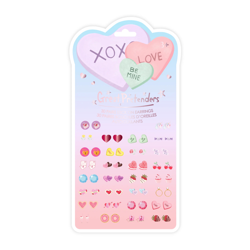 Great Pretenders Stickers boucles d'oreilles Candy Heart Love