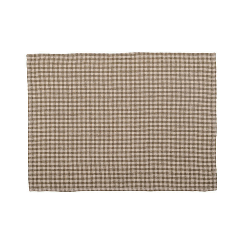 Haomy Serviette de table Piana en lin (36 x 48 cm)