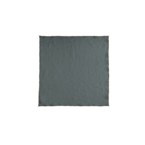 Haomy Serviette de table Venise en lin (40 x 40 cm) Pigeon