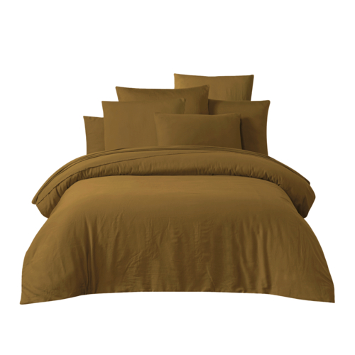 Haomy Taie d'oreiller Taloa Gold