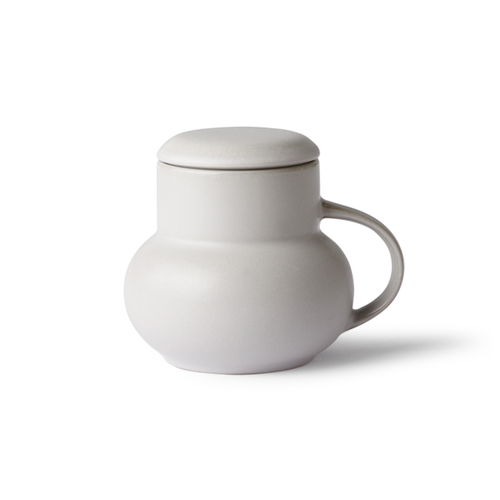 HK Living Mug à thé en céramique Gris Clair